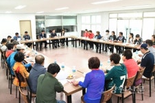 화천 상서면 산양리 상가번영회 간담회 열려