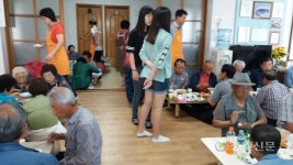 동해 송정동 우봉회 경로잔치