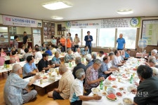 설동회, 어르신 삼계탕 나눔 봉사