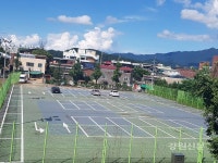 원주시, 옛)원주여고 테니스장 임시주차장으로 개방