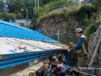 속초 (주)영지종합건설, 독거노인 집수리 지원