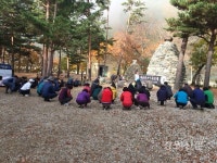 강릉 노추산 모정탑길 차순옥 여사 추모제