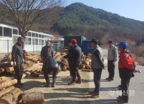 안흥 회다지전승보존회, 땔감 기부