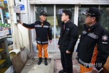송석두 행정부지사, 동쪽바다중앙시장 현장점검