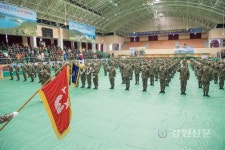 국군복지단(22여단3대대) | 제22보병사단 영외 신병교육 수료식