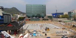 춘천시 신청사 93% 공정, 5월말 전부서 이전
