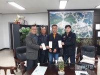 평창진부 이장협.번영회.오대회, 이웃돕기 성금전달