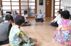 김양호 삼척시장, 신기면 소재 경로당 방문