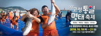 '제20회 고성통일명태축제' 18일 개막