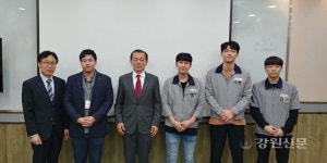 강원병무청장, 병역지정업체 방문 산업기능요원 격려