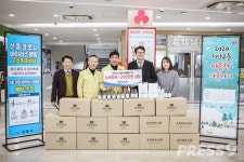 강동구 소재 기업, 코로나19 예방물품 직접 생산해 기부