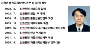 신한은행, 자금세탁방지본부 신설 및 신규 임원 선임