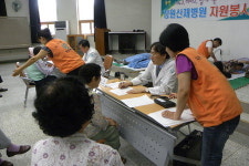 창원산재병원, 성산복지관서 무료 의료서비스