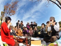 천년숲에서 즐긴 가을날의 다향