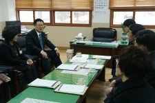 고영진 도교육감, 통영잠포학교 방문