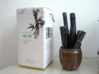 웰빙숯으로 다시 태어난 태화강 십리대숲 대나무