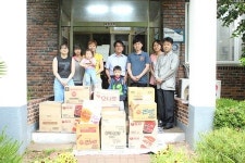 농협 사천시지부,신애원에 생필품 전달