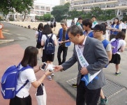 농협 창원시지부·마산YWCA, 마산무학여중·고서 아침밥 먹기 캠페인