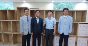 LG전자 합천대리점, 노인요양원에 사물함 기탁