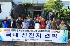 의령 가례면 갑을골권역 추진위, 제주도 우수 권역 방문 견학
