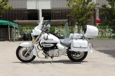 S&T모터스 ‘미라쥬250’ 모잠비크 경찰차 된다