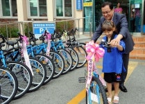 창원경륜공단 김해지점, 불암동에 자전거 전달