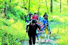 하동 묵계초등학교 ‘내고장 산 오르기 체험’