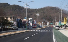 합천읍 관문 도로 정비 완료