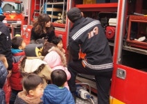 거창소방서, 숲속샘골어린이집 원생 소방교육