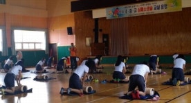 사천소방서, 삼천포중앙여중서 소방교육