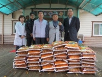 고성군농업기술센터, 복지시설에 쌀 기부