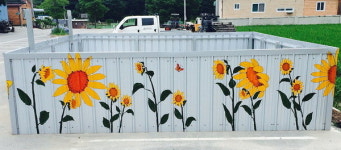 벽화옷 입은 ‘함양 영농폐기물 공동집하장’