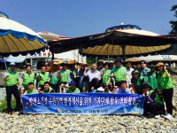 고성그린파워 나눔봉사단, 하이면 제전마을 해안 정화활동