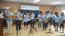 하동초 학생들, 노인요양원 위문공연
