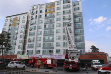 거창소방서, 아파트 화재 대응 합동 소방훈련