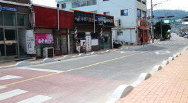 산청군, 산청초 통학로 보도 신설