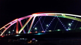 마산합포구 저도연륙교 경관조명 새단장