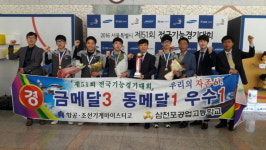 경남선수단, 전국기능경기대회 ‘종합 3위’