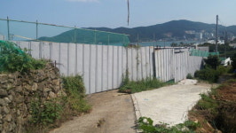 “호텔 공사 중 마을도로가 사라졌다”