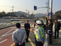 창원교도소 부근 회전교차로 설연휴 교통정체 줄인다
