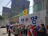 마산 가포동 주민 “부영주택 공사장 소음·분진 대책 마련하라”