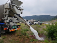 (주)동주산업, 함양 논에 물 공급