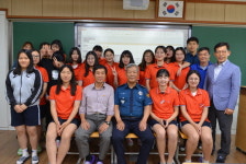 사천경찰서, 삼천포여고 경찰학습 동아리 방문