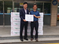 밀양 삼랑진읍 미락식품, 누룽지 150봉 기탁