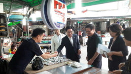 이용암 창원시 의창구청장 소답시장 등 방문해 상인 애로 청취