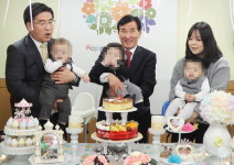 함양 성민보육원 ‘삼둥이 돌잔치’