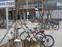 양산지역 역 광장은 ‘자전거 방치장’?