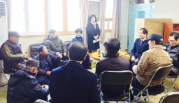 황진용 창원 의창구청장, 북면 경로당 방문