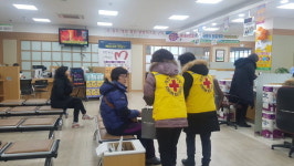 거제 수양동주민센터, 적십자 회비 모금 홍보