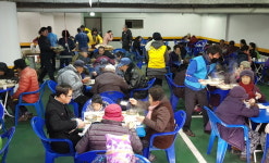통영시 정량동자원봉사회, 점심 무료 급식 봉사